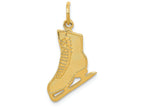 FJC Finejewelers 14k Yellow Gold Figure Skate Charm