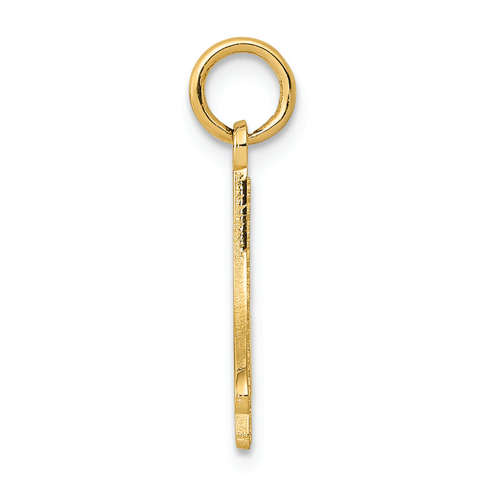 FJC Finejewelers 14k Yellow Gold Figure Skate Charm