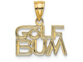 FJC Finejewelers 14k Yellow Gold Golf Bum Charm