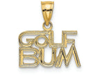 FJC Finejewelers 14k Yellow Gold Golf Bum Charm