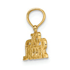 FJC Finejewelers 14k Yellow Gold I Heart Soccer Charm