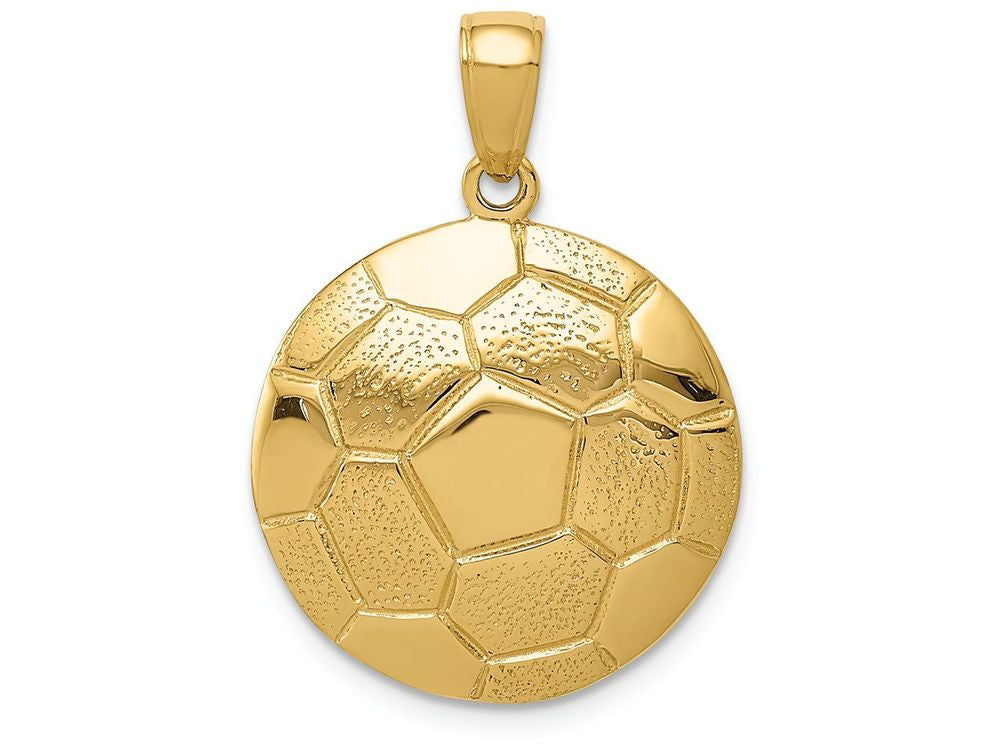 FJC Finejewelers 14k Yellow Gold Soccer Ball Charm