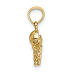 FJC Finejewelers 14k Yellow Gold Basketball with Net Charm