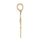 FJC Finejewelers 14k Yellow Gold I Heart Basketball Charm