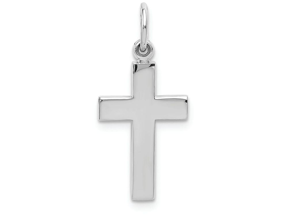 FJC Finejewelers 14k White Gold Cross Charm