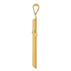 FJC Finejewelers 14k Yellow Gold 3d Polished Hollow Cross Charm