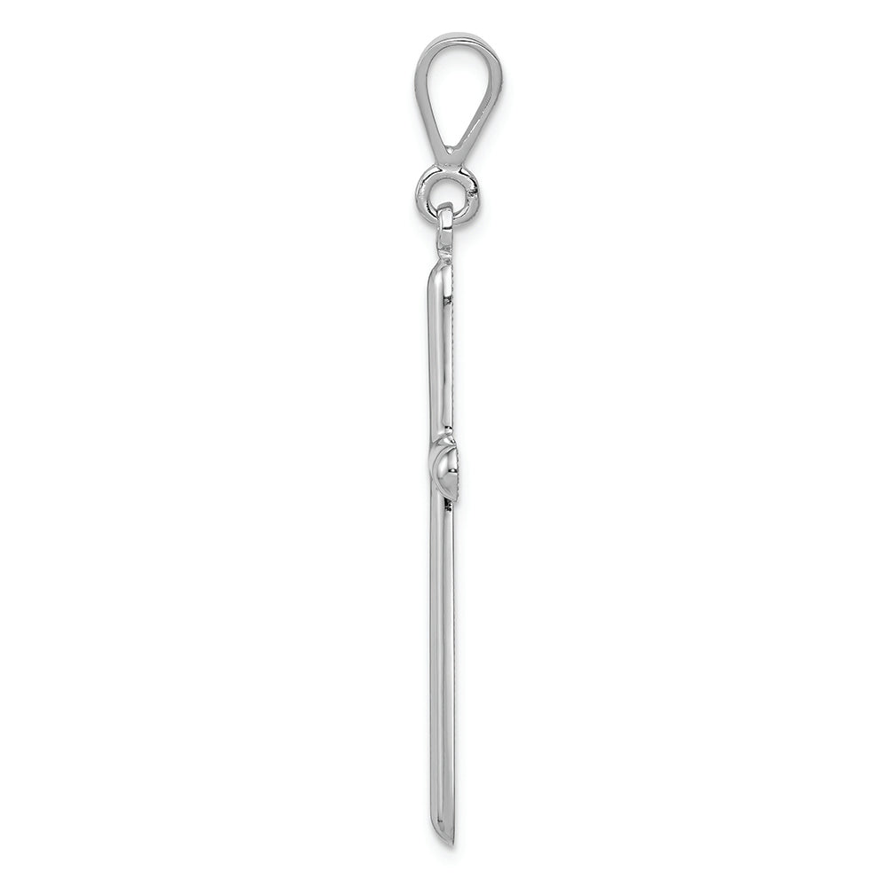 FJC Finejewelers 14k White Gold Cross Charm