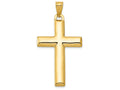 FJC Finejewelers 14k with with Rhodium Reversible Cross Charm
