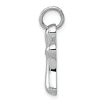 FJC Finejewelers 14k White Gold Small Freeform Cross Charm