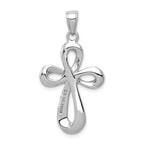 FJC Finejewelers 14k White Gold Cross Charm