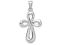 FJC Finejewelers 14k White Gold Cross Charm