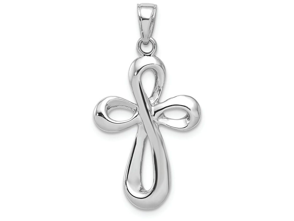FJC Finejewelers 14k White Gold Cross Charm