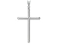 FJC Finejewelers 14k White Gold Polished Hollow Cross Charm
