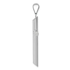 FJC Finejewelers 14k White Gold Polished Hollow Cross Charm