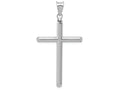 FJC Finejewelers 14k White Gold Hollow Cross Charm