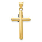 FJC Finejewelers 14k Two-tone Gold with Rhodium Inri Crucifix Charm