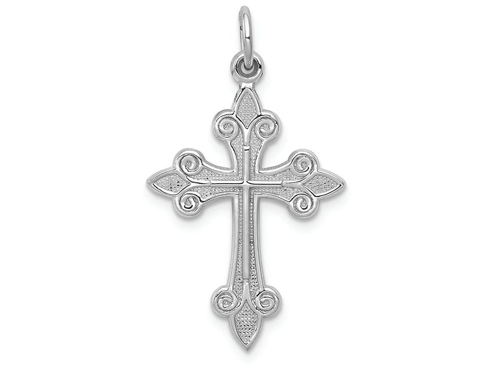 FJC Finejewelers 14k White Gold Cross Charm