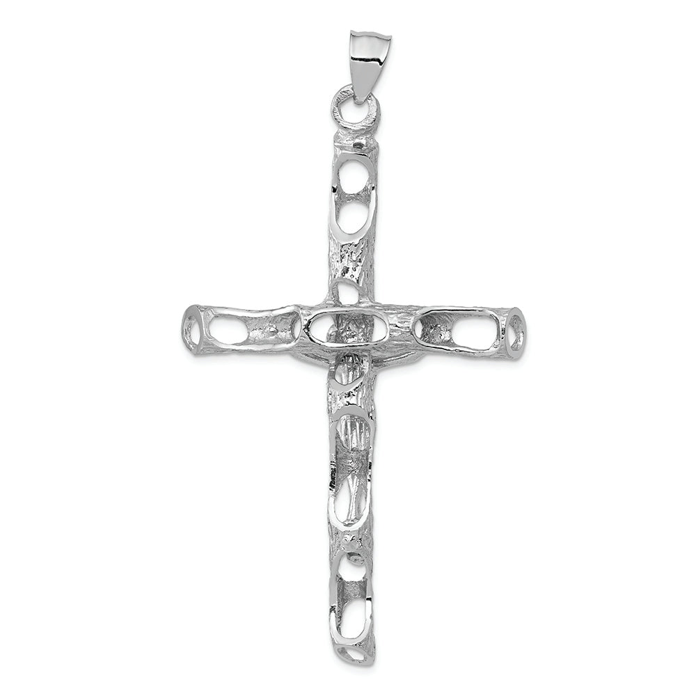 FJC Finejewelers 14k White Gold Crucifix Charm