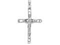 FJC Finejewelers 14k White Gold Crucifix Charm