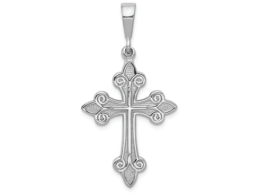 FJC Finejewelers 14k White Gold Cross Charm