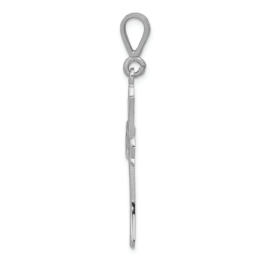 FJC Finejewelers 14k White Gold Cross Charm
