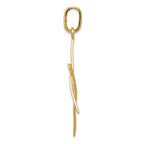 FJC Finejewelers 14k Yellow Gold Elongated Star Of David Charm