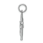 FJC Finejewelers 14k White Gold Crucifix Charm
