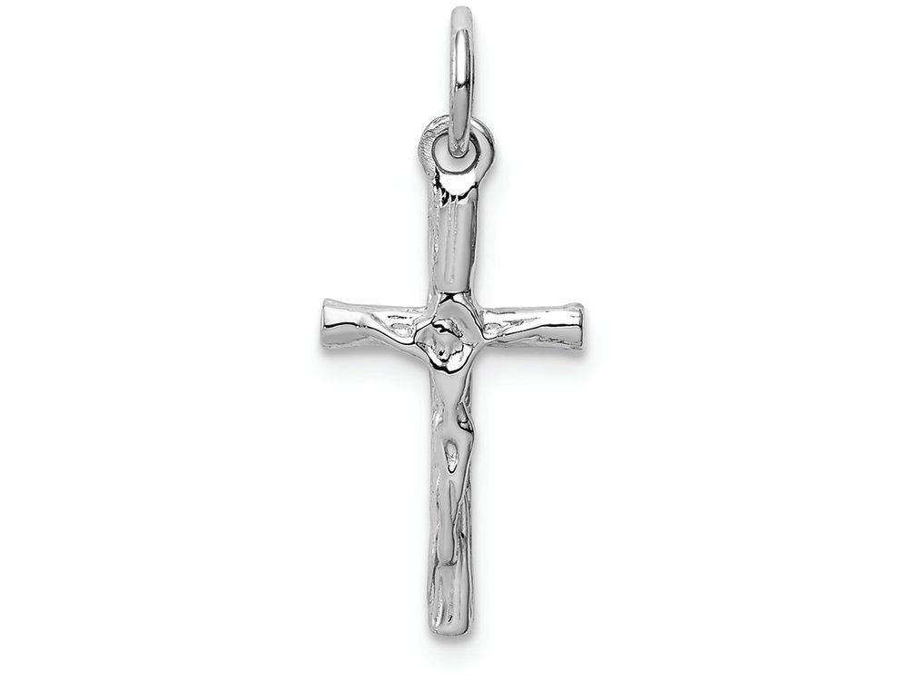 FJC Finejewelers 14k White Gold Crucifix Charm