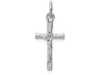 FJC Finejewelers 14k White Gold Crucifix Charm