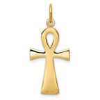 FJC Finejewelers 14k Yellow Gold Ankh Cross Charm