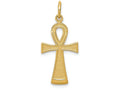 FJC Finejewelers 14k Yellow Gold Ankh Cross Charm