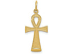 FJC Finejewelers 14k Yellow Gold Ankh Cross Charm