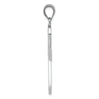 FJC Finejewelers 14k White Gold Ankh Cross Charm