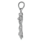 FJC Finejewelers 14k White Gold Mariners Cross Charm