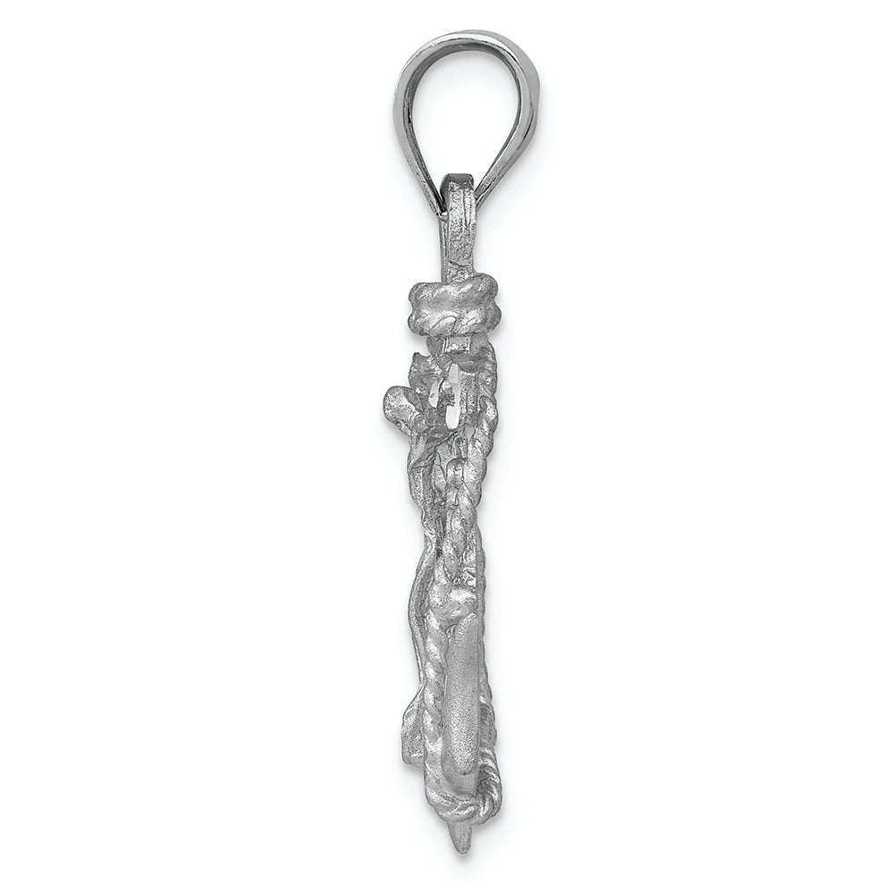 FJC Finejewelers 14k White Gold Mariners Cross Charm