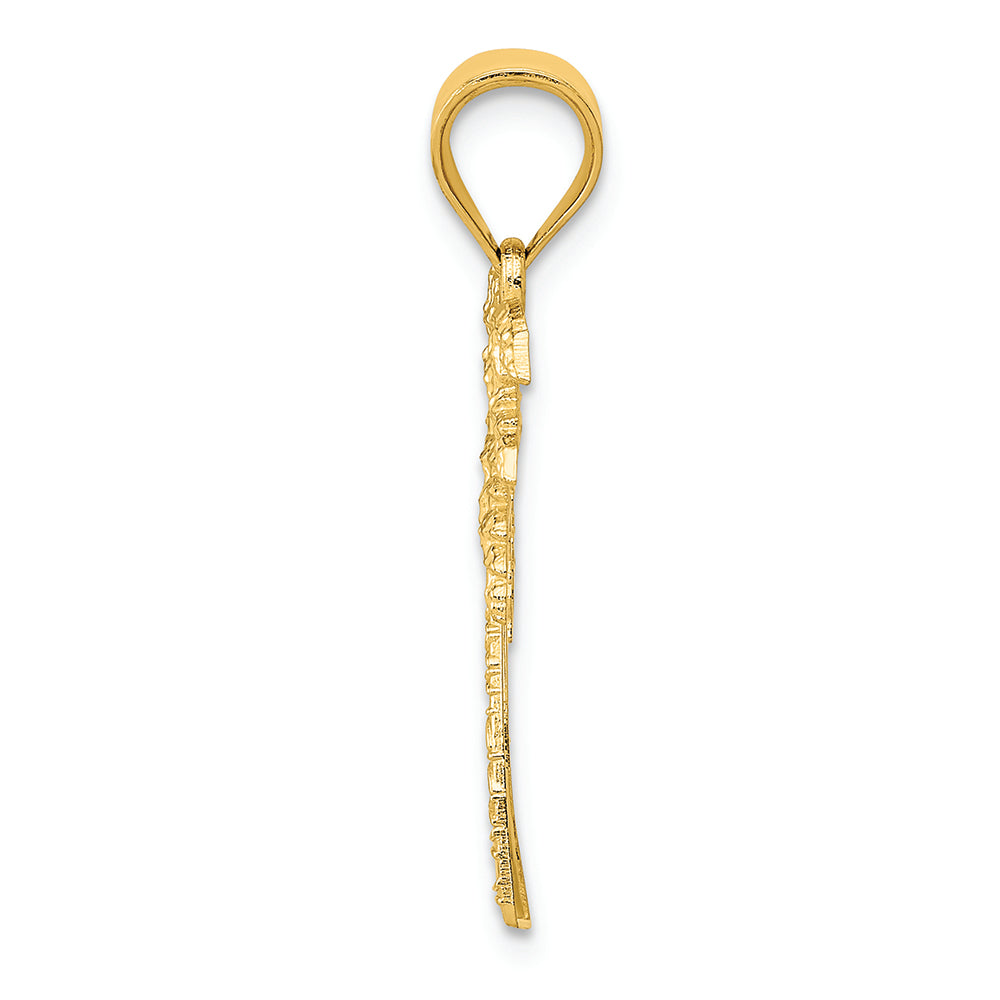 FJC Finejewelers 14k Yellow Gold Mini Palm Tree Charm