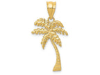 FJC Finejewelers 14k Yellow Gold Mini Palm Tree Charm