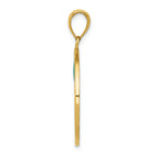 FJC Finejewelers 14k Yellow Gold Enameled Tree Of Life Charm