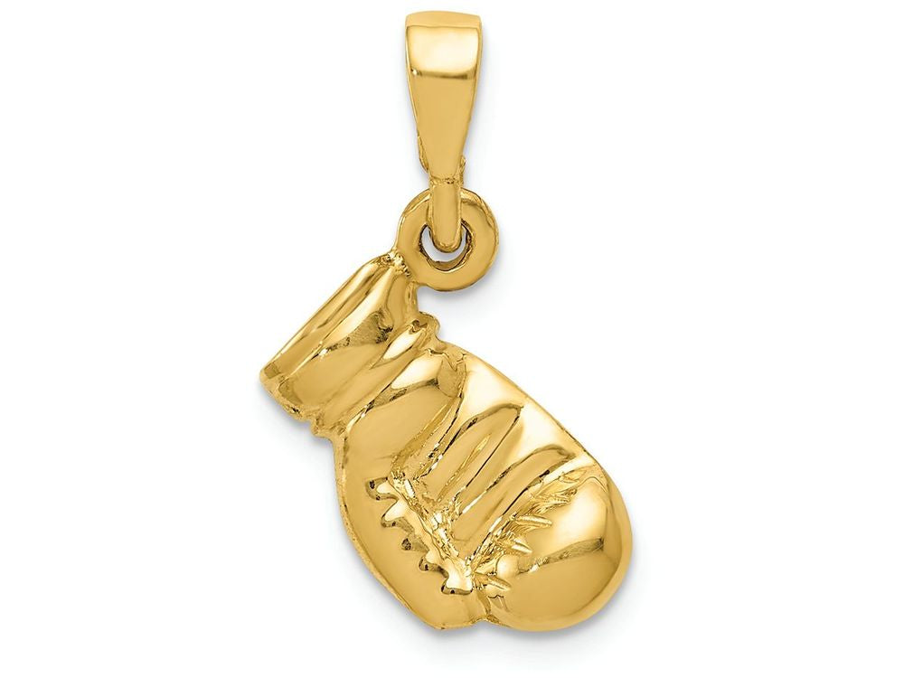 FJC Finejewelers 14k Yellow Gold Boxing Glove Charm