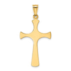 FJC Finejewelers 14k with with Rhodium Fancy Cross Charm
