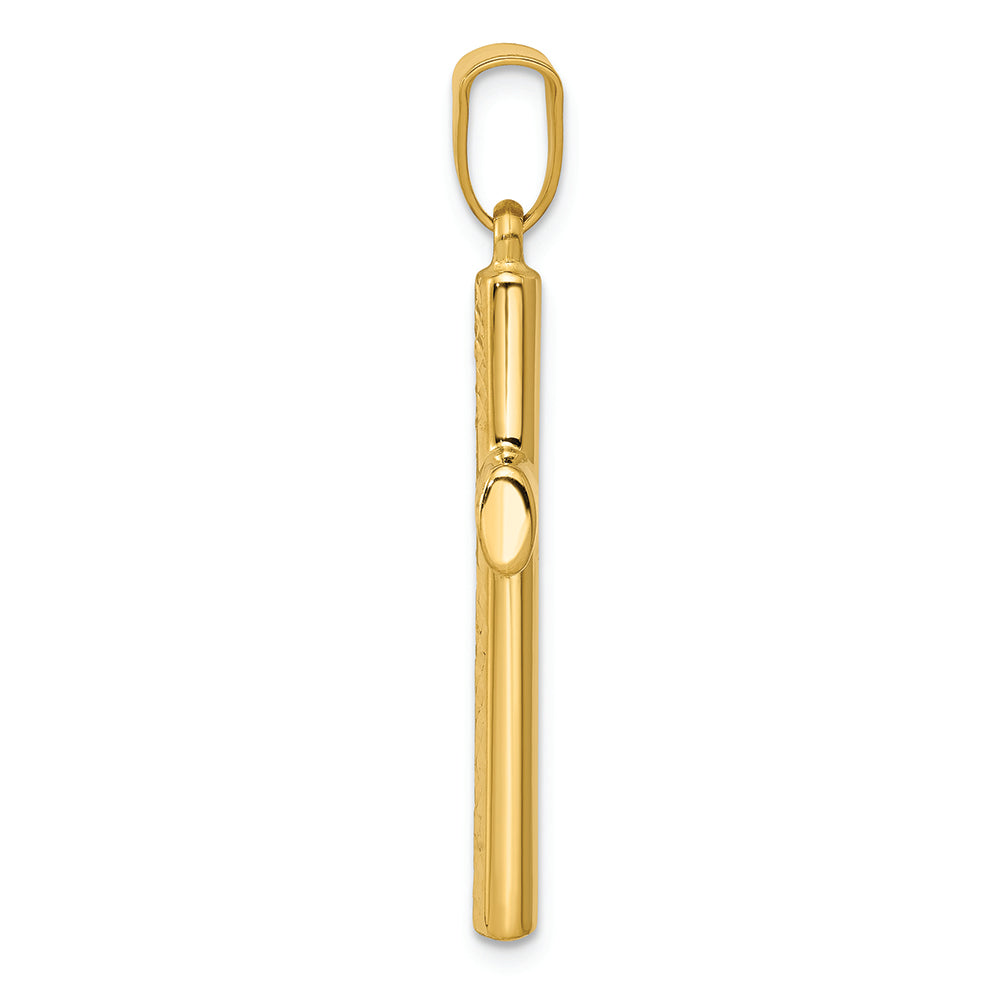 FJC Finejewelers 14k Yellow Gold Reversible Cross Charm