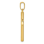 FJC Finejewelers 14k Yellow Gold Reversible Cross Charm