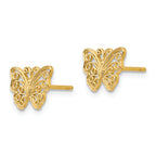 FJC Finejewelers 14k Yellow Gold Butterfly Post Earrings