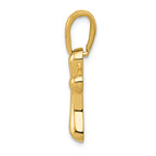 FJC Finejewelers 14k Yellow Gold Small Freeform Cross Charm
