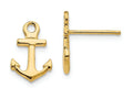 FJC Finejewelers 14k Yellow Gold Anchor Post Earrings