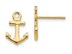 FJC Finejewelers 14k Yellow Gold Anchor Post Earrings