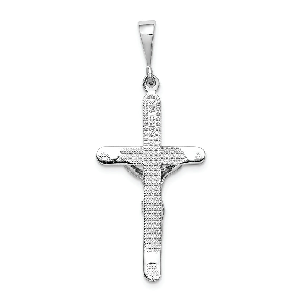 FJC Finejewelers 14k White Gold Crucifix Charm