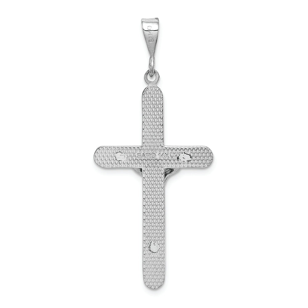 FJC Finejewelers 14k White Gold Crucifix Charm