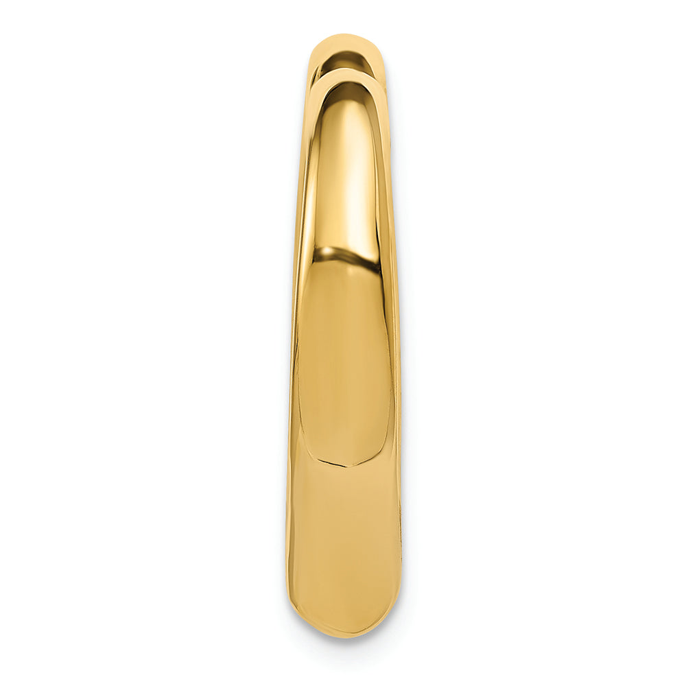 FJC Finejewelers 14k Yellow Gold Heart Hollow Charm Slide