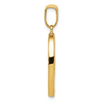 FJC Finejewelers 14k Yellow Gold Hollow Heart Charm